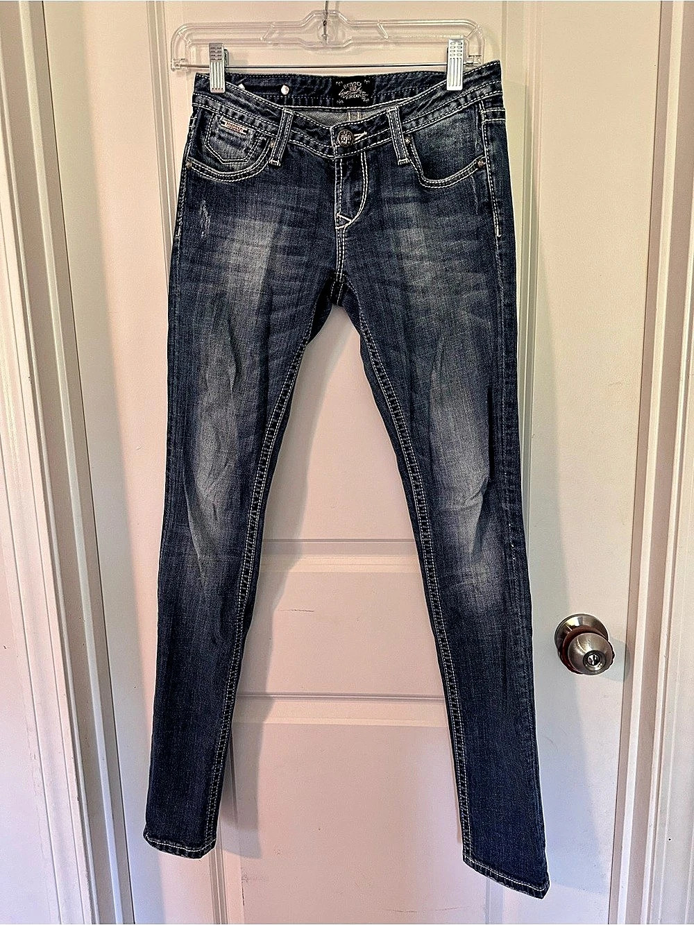 Vintage Express Skinny Jeans in Blue